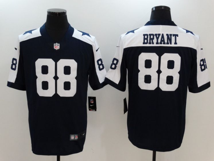 Men Dallas Cowboys #88 Bryant Blue Thanksgiving Nike Vapor Untouchable Limited NFL Jerseys->women nfl jersey->Women Jersey